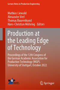 Vorderes Coverbild Production at the Leading Edge of Technology