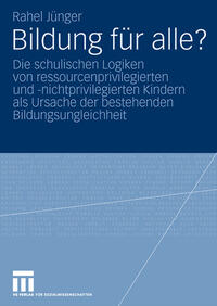 Vorderes Coverbild Bildung für alle?