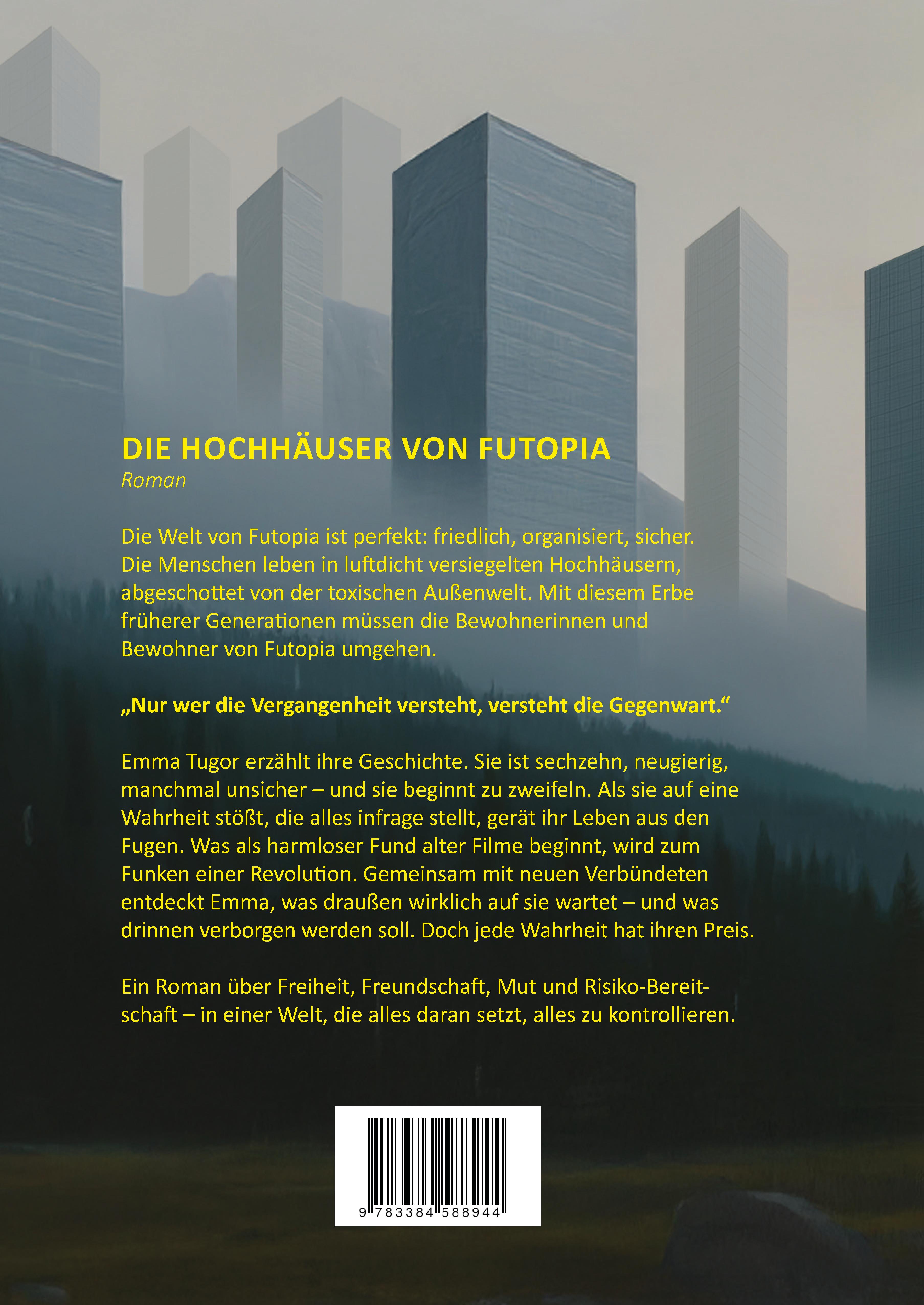 Rückseitencover Die Hochhäuser von Futopia