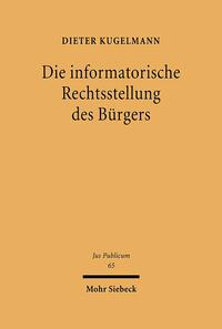 Vorderes Coverbild Die informatorische Rechtsstellung des Bürgers