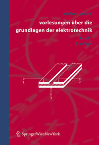 Vorderes Coverbild Vorlesungen über die Grundlagen der Elektrotechnik
