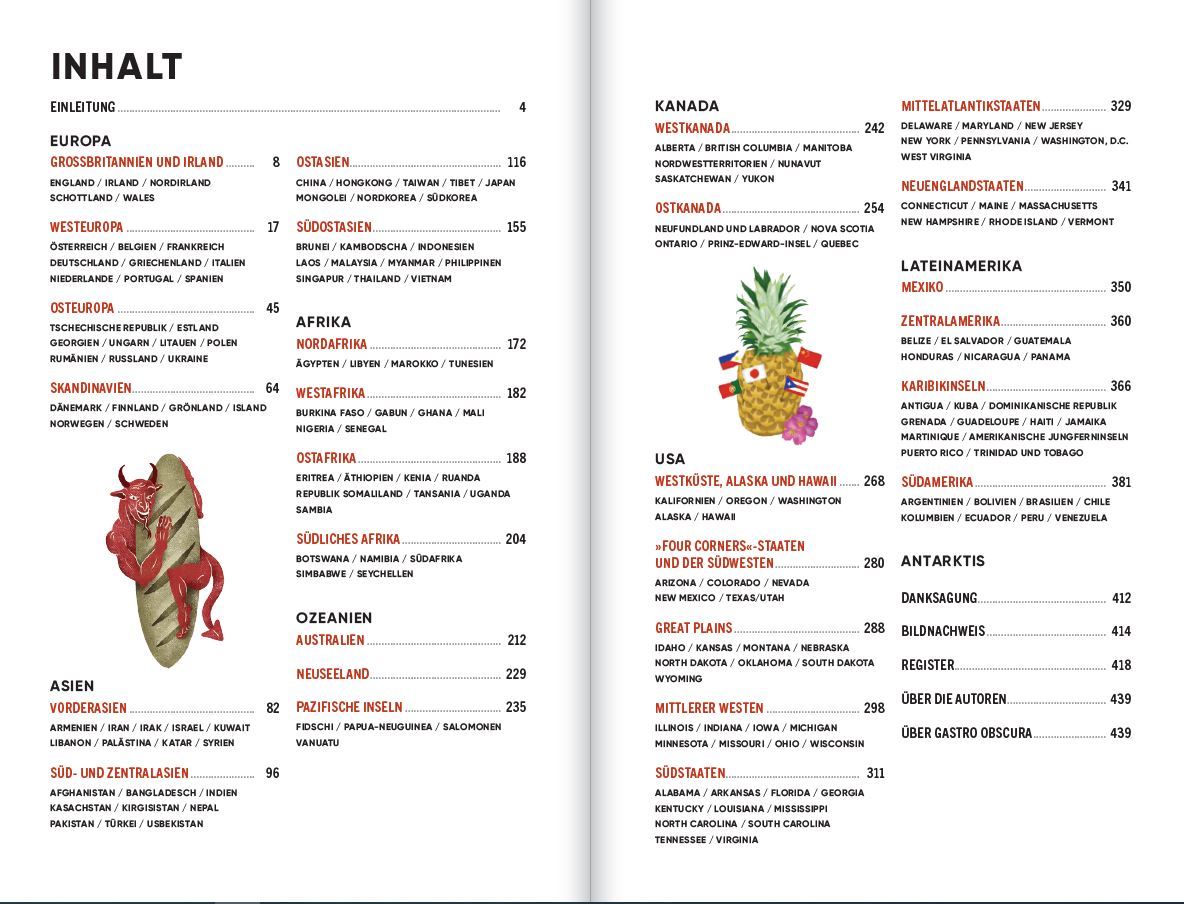 Beispielinhalt (Bild) Gastro Obscura