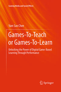 Vorderes Coverbild Games-To-Teach or Games-To-Learn