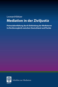 Vorderes Coverbild Mediation in der Ziviljustiz
