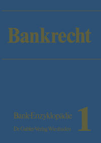 Vorderes Coverbild Bankrecht