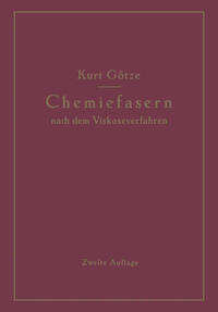 Vorderes Coverbild Chemiefasern nach dem Viskoseverfahren (Reyon und Zellwolle)