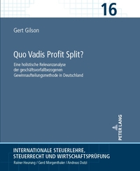 Vorderes Coverbild Quo Vadis Profit Split?