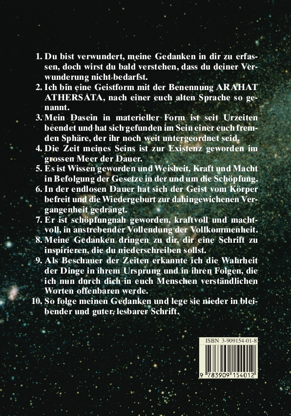 Rückseitencover Arahat Athersata