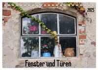 Vorderes Coverbild Fenster und Türen (Tischkalender 2025 DIN A5 quer), CALVENDO Monatskalender