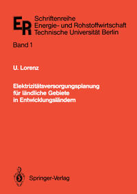 Vorderes Coverbild Elektrizitätsversorgungsplanung für ländliche Gebiete in Entwicklungsländern