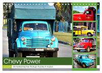 Vorderes Coverbild CHEVY POWER - Amerikanische Pickup Trucks in Kuba (Wandkalender 2025 DIN A4 quer), CALVENDO Monatskalender