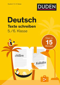 Vorderes Coverbild Deutsch in 15 Minuten - Texte schreiben 5./6. Klasse