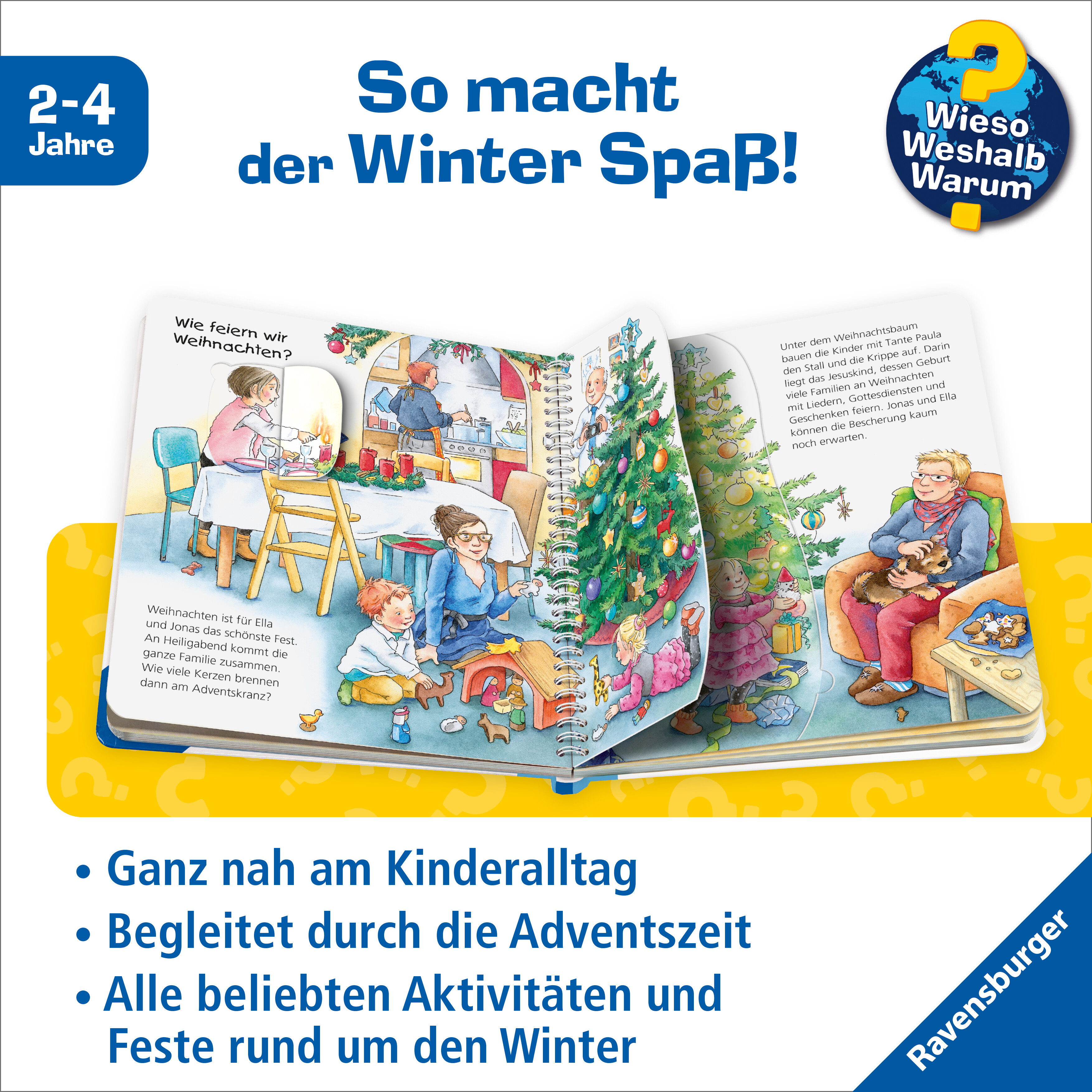 Beispielinhalt (Bild) Wieso? Weshalb? Warum? junior, Band 58 - Was machen wir im Winter?