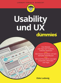 Vorderes Coverbild Usability und UX für Dummies