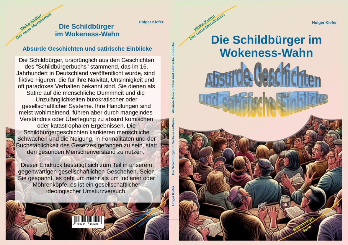 Gesamtes Coverbild Die Schildbürger im Wokeness-Wahn