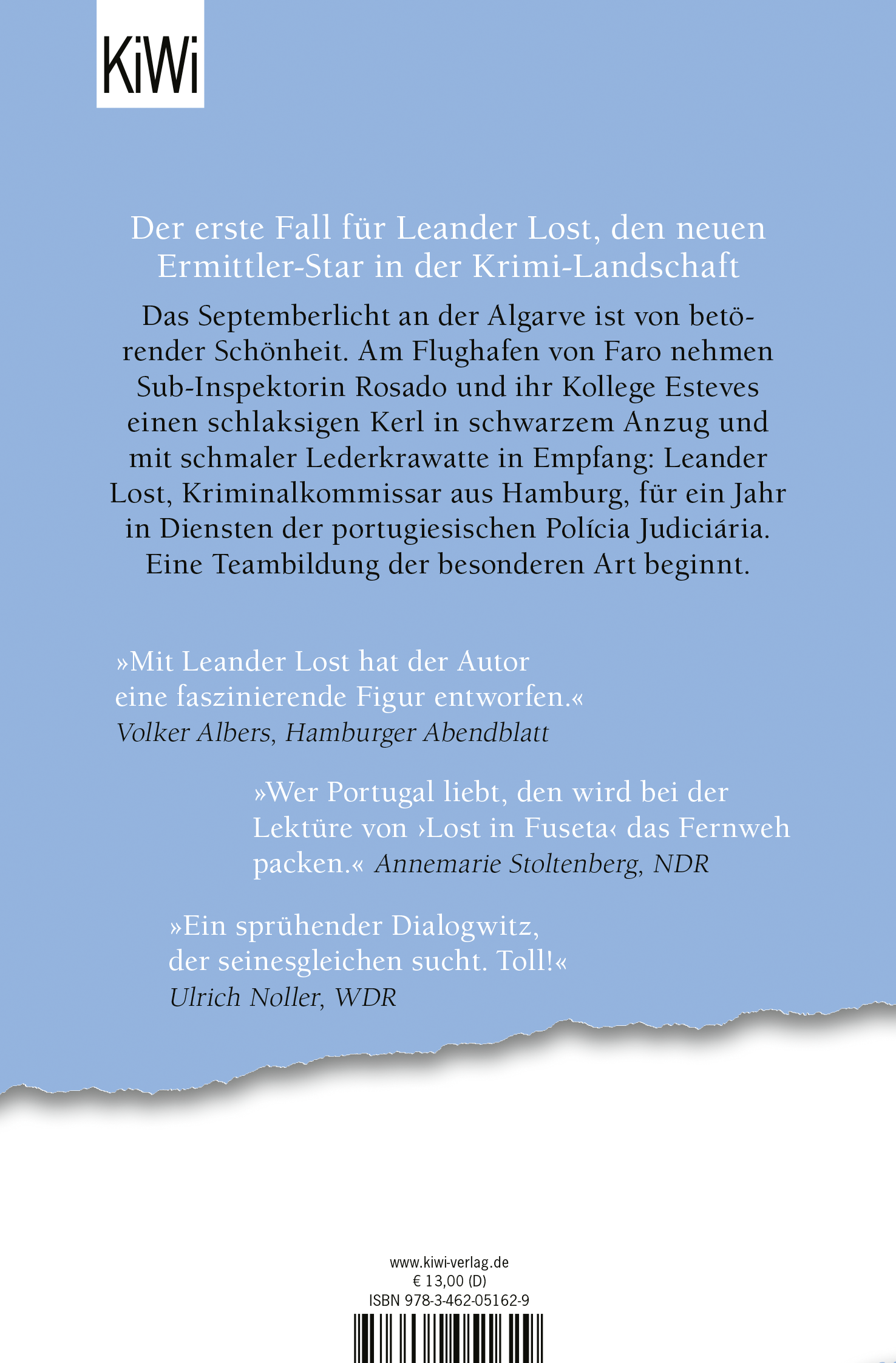 Rückseitencover Lost in Fuseta