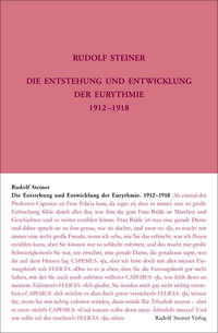 Vorderes Coverbild Die Entstehung und Entwicklung der Eurythmie 1912-1918