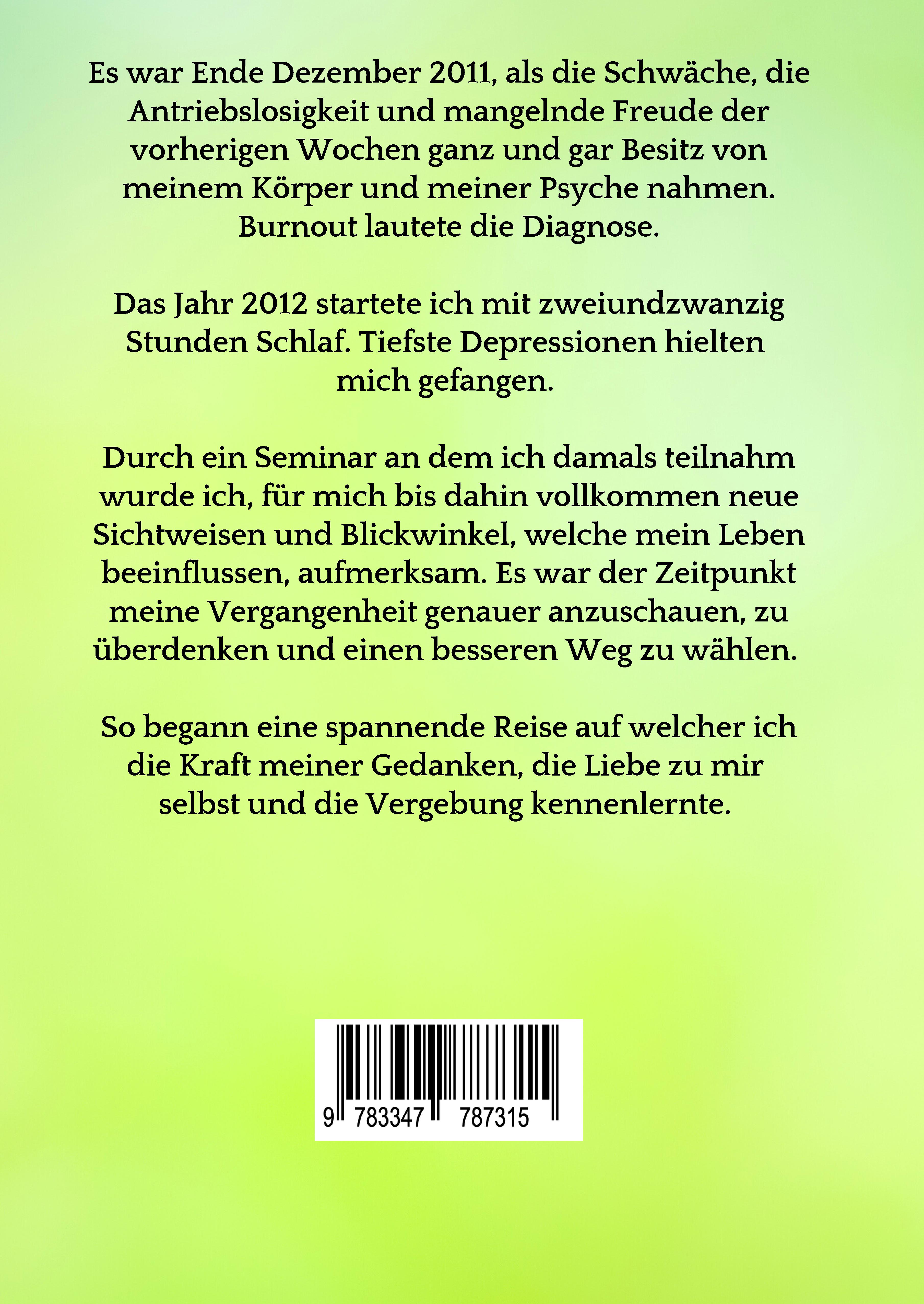 Rückseitencover Burnout - Das größte Geschenk meines Lebens