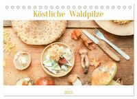 Vorderes Coverbild Köstliche Waldpilze (Tischkalender 2025 DIN A5 quer), CALVENDO Monatskalender