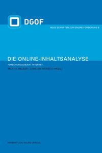 Vorderes Coverbild Die Online-Inhaltsanalyse