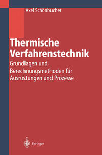 Vorderes Coverbild Thermische Verfahrenstechnik