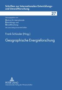 Vorderes Coverbild Geographische Energieforschung