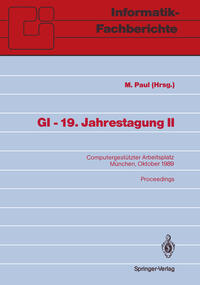 Vorderes Coverbild GI — 19. Jahrestagung II