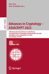 Vorderes Coverbild Advances in Cryptology – ASIACRYPT 2023