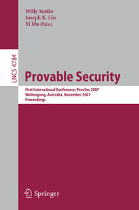 Vorderes Coverbild Provable Security