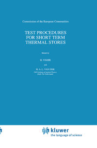 Vorderes Coverbild Test Procedures for Short Term Thermal Stores