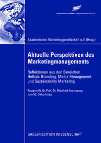 Vorderes Coverbild Aktuelle Perspektiven des Marketingmanagements