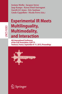 Vorderes Coverbild Experimental IR Meets Multilinguality, Multimodality, and Interaction