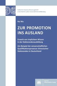 Vorderes Coverbild Zur Promotion ins Ausland