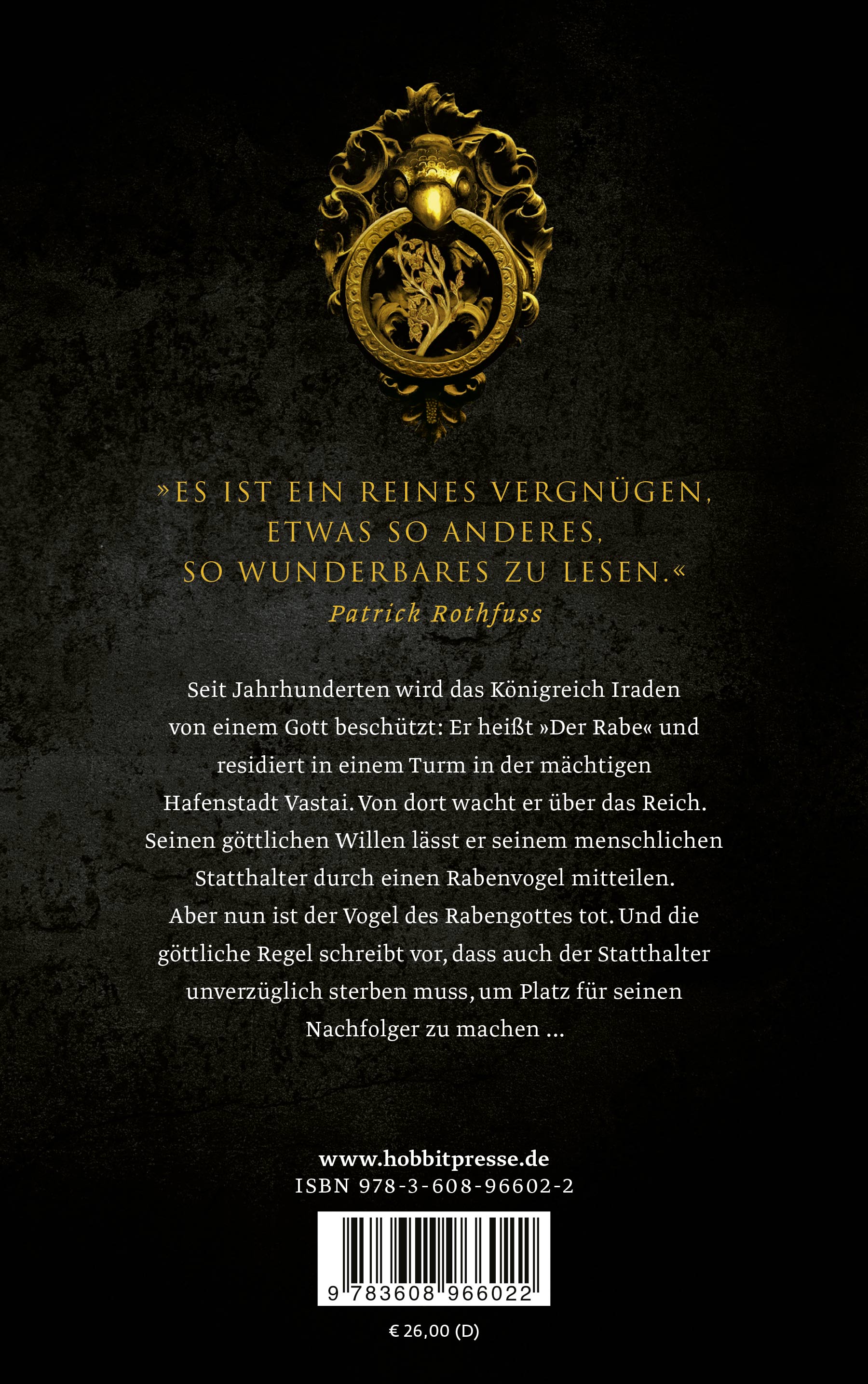 Rückseitencover Der Rabengott