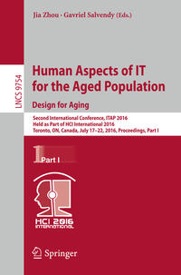 Vorderes Coverbild Human Aspects of IT for the Aged Population. Design for Aging