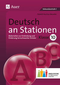 Vorderes Coverbild Deutsch an Stationen 10 Inklusion