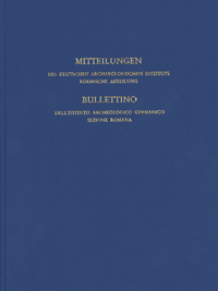 Vorderes Coverbild Mitteilungen des Deutschen Archäologischen Instituts, Römische Abteilung