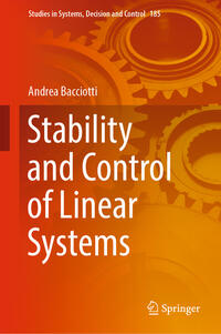 Vorderes Coverbild Stability and Control of Linear Systems