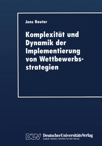 Vorderes Coverbild Komplexität und Dynamik der Implementierung von Wettbewerbsstrategien