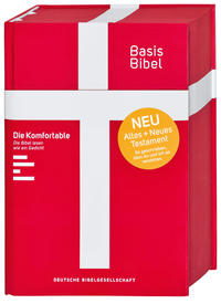 Vorderes Coverbild BasisBibel. Die Komfortable. Rot