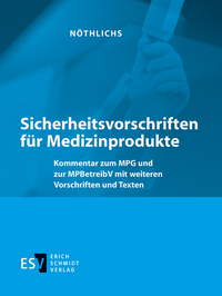 Vorderes Coverbild Sicherheitsvorschriften für Medizinprodukte - Abonnement Pflichtfortsetzung für mindestens 12 Monate