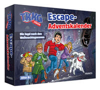 Vorderes Coverbild FRANZIS 67240 - TKKG Junior Escape-Adventskalender