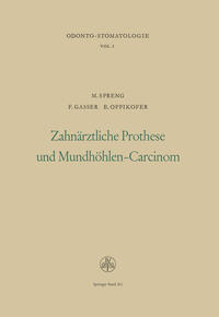 Vorderes Coverbild Zahnärztliche Prothese und Mundhöhlen-Carcinom