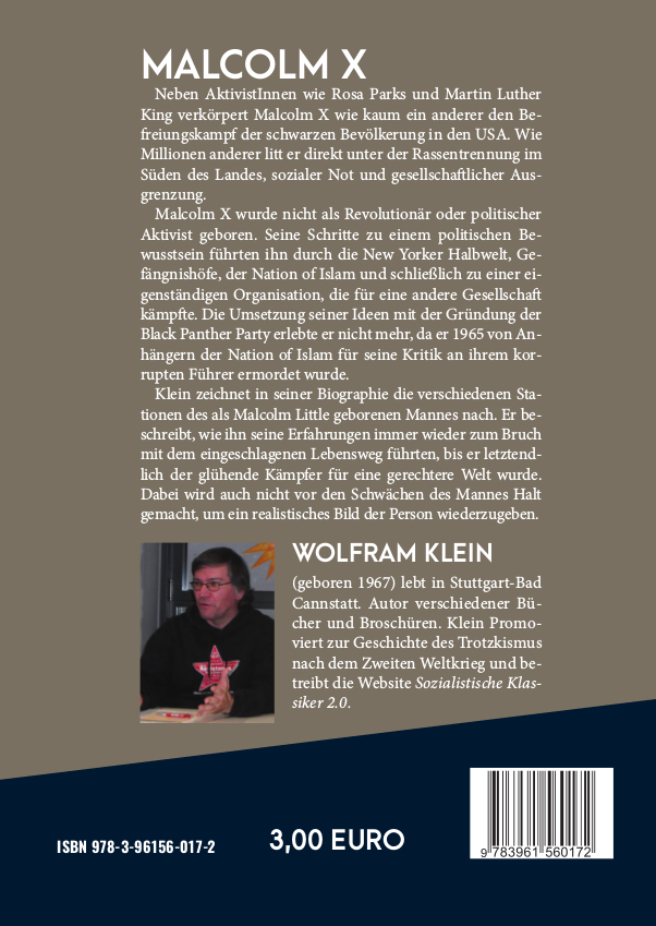 Rückseitencover Malcolm X
