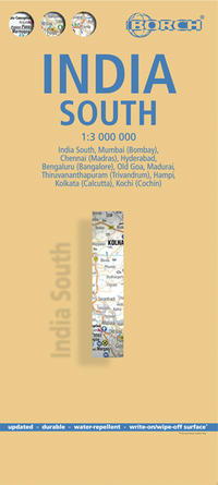 Vorderes Coverbild India South, Südindien, Borch Map