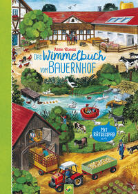 Vorderes Coverbild Das Wimmelbuch vom Bauernhof