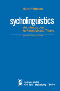 Vorderes Coverbild Psycholinguistics