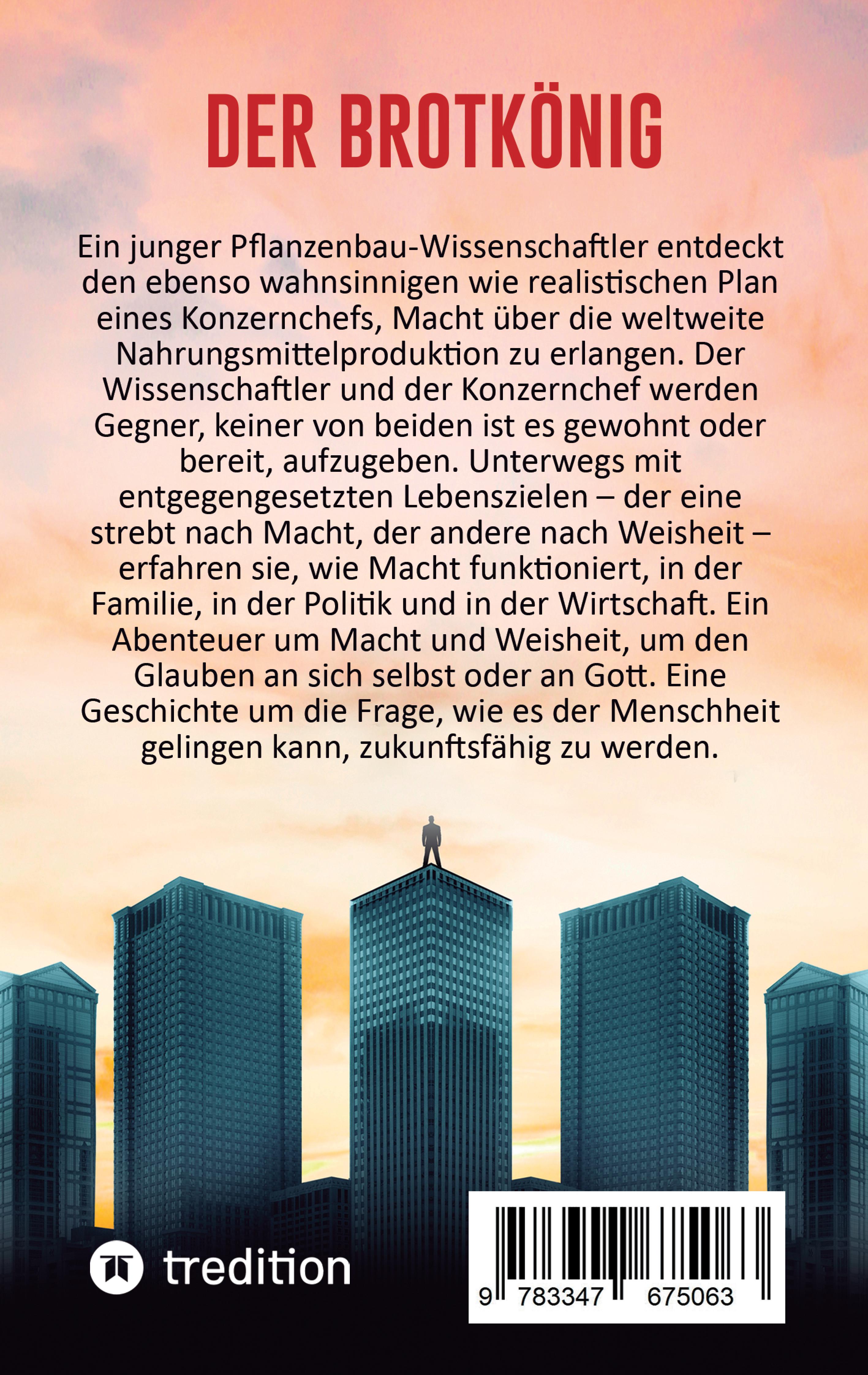 Rückseitencover Der Brotkönig