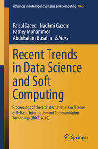 Vorderes Coverbild Recent Trends in Data Science and Soft Computing