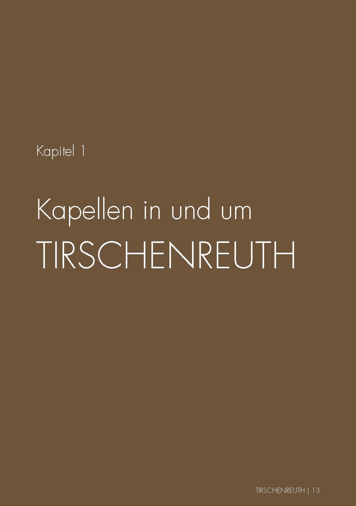Beispielinhalt (Bild) Kapellen im Landkreis Tirschenreuth